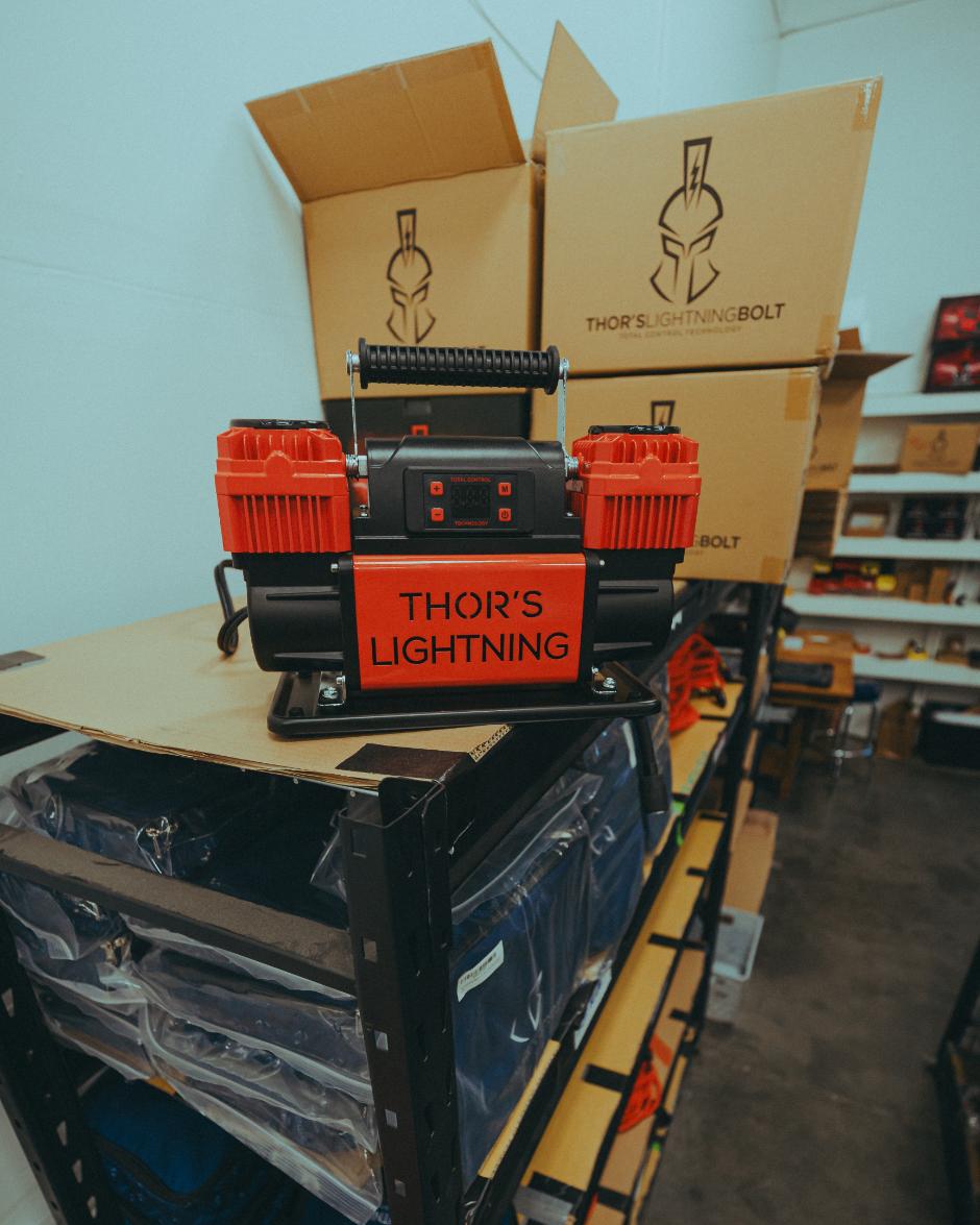 Thor’s Lightning Bolt TrueDual Air Compressor TotalControl Thor’s Lightning Bolt TrueDual Air Compressor TotalControl